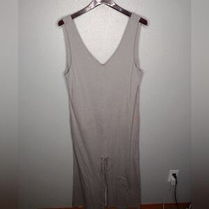 Lunya Good In Bed Restore Pima Cotton Blend Jumpsuit Sleepwear Medium A14